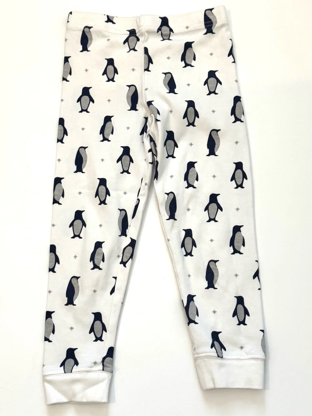 Primary 100% Organic Cotton Penguin Pals Pajama Set Size 4